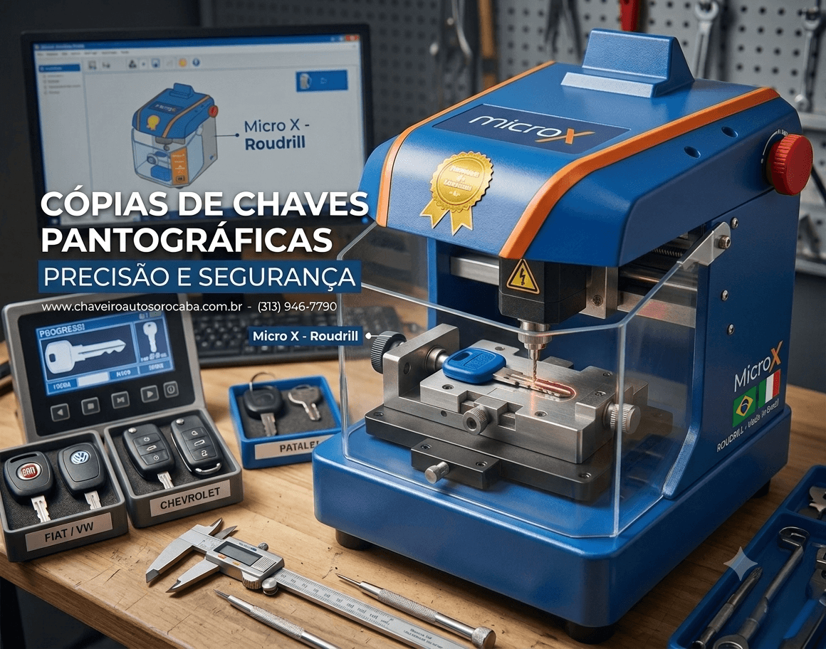 Equipamento de cópia de chaves